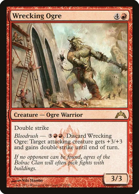 Wrecking Ogre, Magic card GTC 112 — Gatecrash set