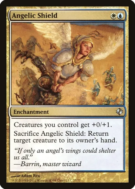 Angelic Shield, Magic card DDI 27 — Duel Decks: Venser vs. Koth set