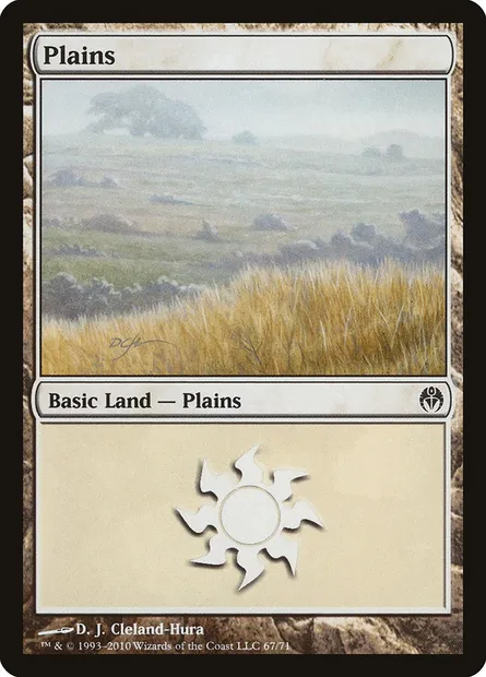 Plaine, carte Magic DDE 67 — extension Duel Decks: Phyrexia vs. the Coalition