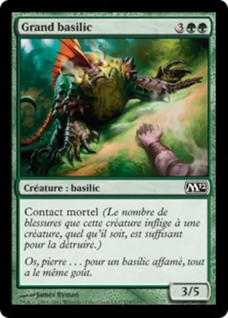 Grand basilic, carte Magic M12 179 — extension Magic 2012