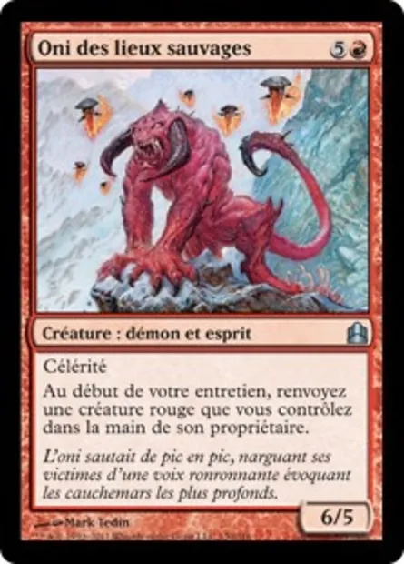 Oni des lieux sauvages, carte Magic CMD 130 — extension Commander 2011