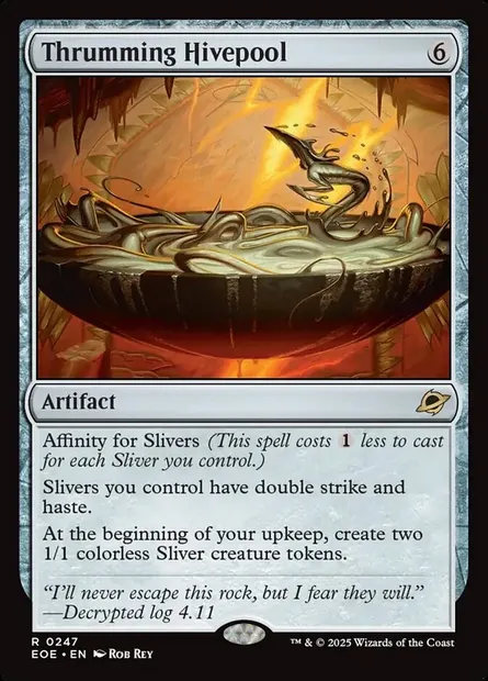 Thrumming Hivepool, Magic card EOE 247 — Edge of Eternities set