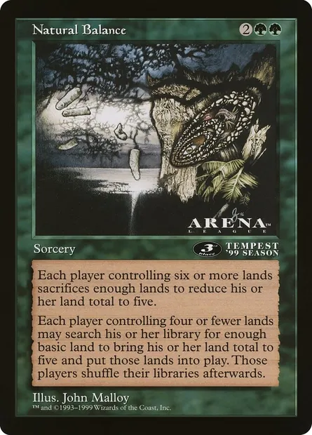 Natural Balance, Magic card OLEP 71 — Oversized League Prizes set