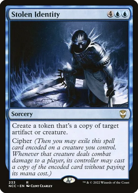 Stolen Identity, Magic card NCC 233 — New Capenna Commander set