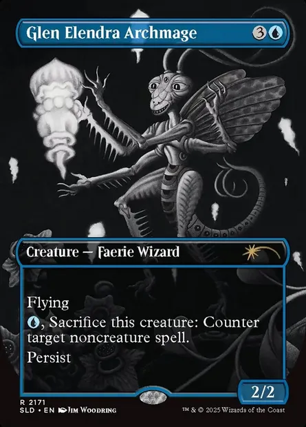 Glen Elendra Archmage, Magic card SLD 2171 — Secret Lair Drop set