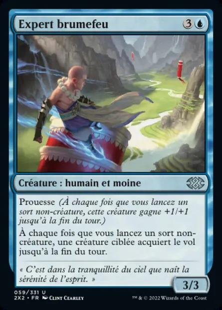 Expert brumefeu, carte Magic 2X2 59 — extension Double Masters 2022