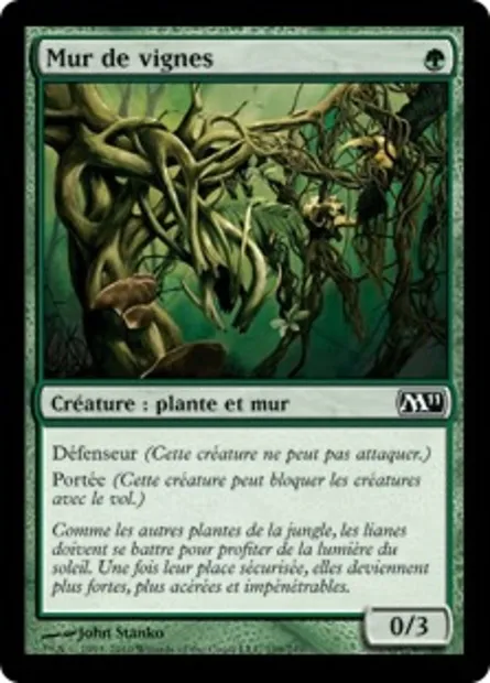 Mur de vignes, carte Magic M11 199 — extension Magic 2011