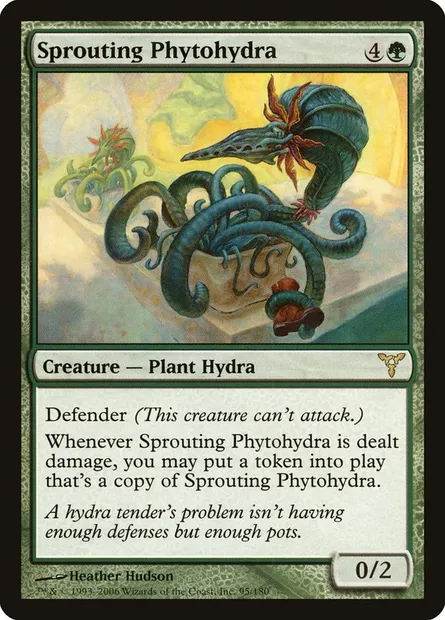 Sprouting Phytohydra, Magic card DIS 95 — Dissension set