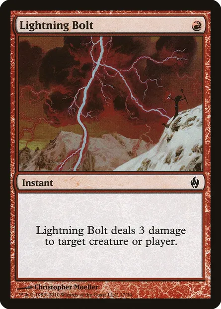 Foudre, carte Magic PD2 17 — extension Premium Deck Series: Fire and Lightning