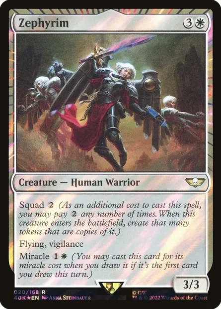 Zéphyrim, carte Magic 40K 20★ — extension Warhammer 40,000 Commander