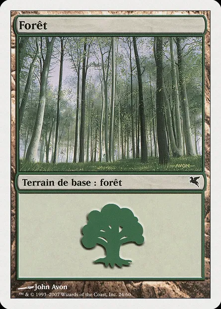 Forest, Magic card PSAL D24 — Salvat 2005 set
