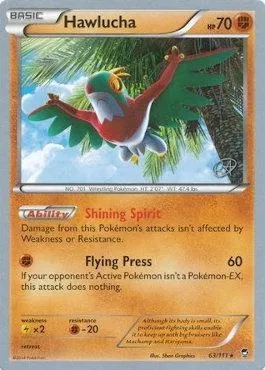 Hawlucha, Pokémon card WCD15 063 — World Championship Decks 2015 set