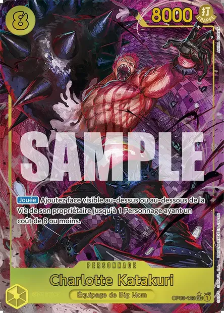 Charlotte Katakuri, carte One Piece OP03-123 — extension PILLARS OF STRENGTH