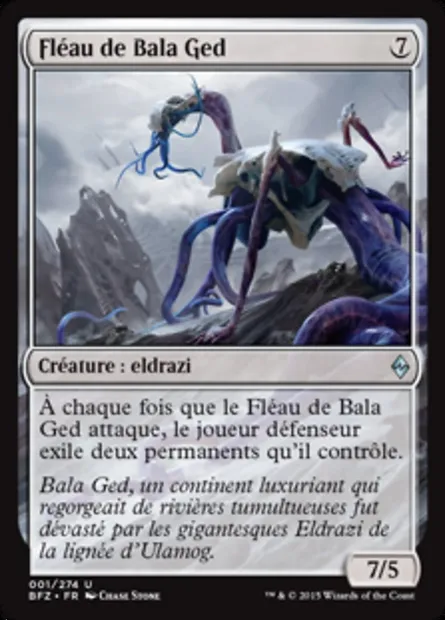 Fléau de Bala Ged, carte Magic BFZ 1 — extension La bataille de Zendikar