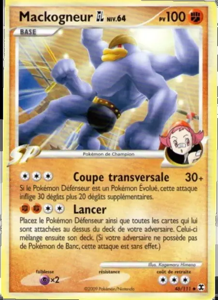 Mackogneur GL Niv. 64, carte Pokémon RR 46 — extension Rivaux Émergeants