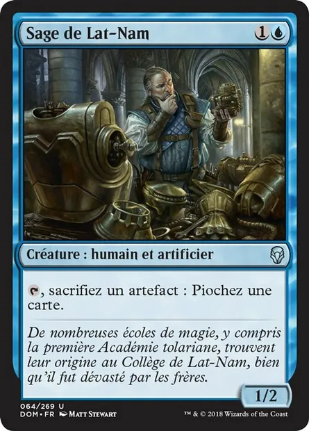 Sage de Lat-Nam, carte Magic DOM 64 — extension Dominaria