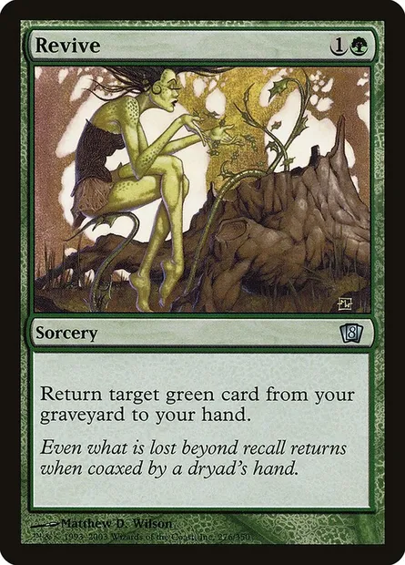 Ravivement, carte Magic 8ED 276★ — extension Huitième Edition