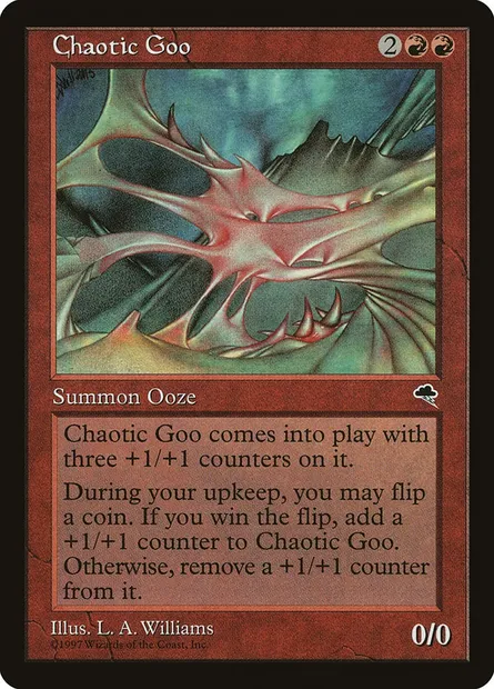 Chaotic Goo, Magic card TMP 168 — Tempest set