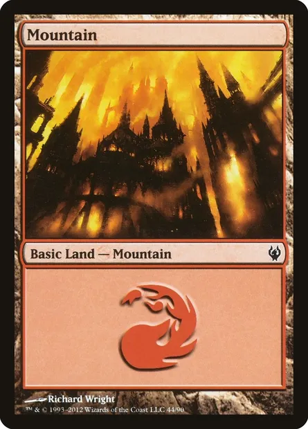 Mountain, Magic card DDJ 44 — Duel Decks: Izzet vs. Golgari set