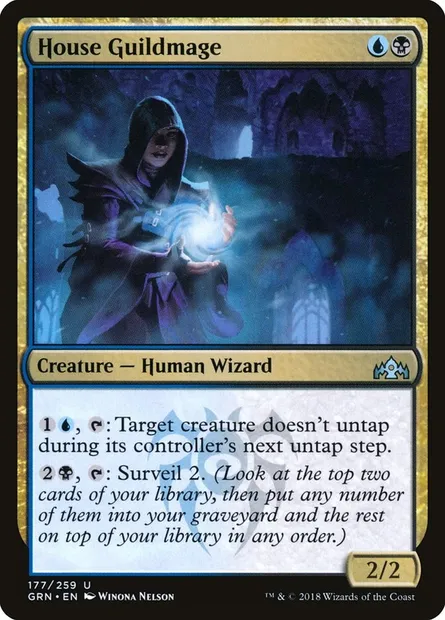 House Guildmage, Magic card GRN 177 — Guilds of Ravnica set