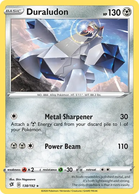 Duralugon, carte Pokémon TDX 138 — extension Theme Deck & Blisters Exclusives