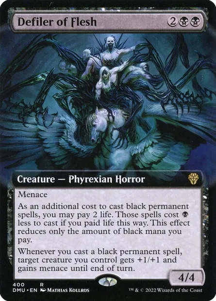 Defiler of Flesh, Magic card DMU 400 — Dominaria United set