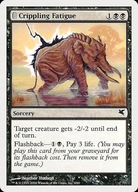 Crippling Fatigue, Magic card PHUK 6 — Hachette UK set