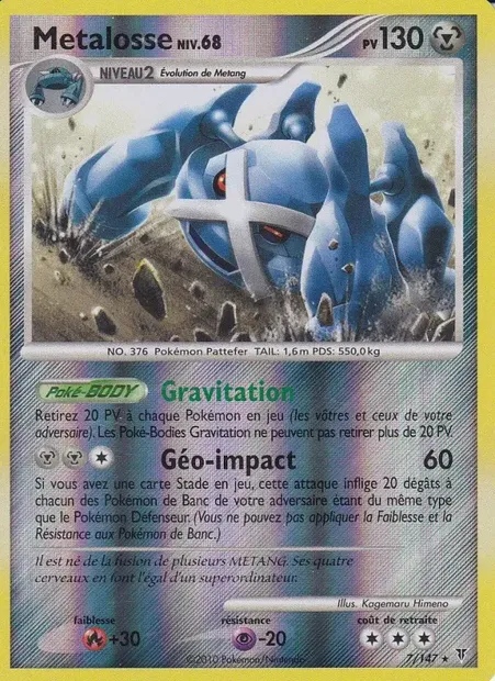 Métalosse, carte Pokémon SV 7 — extension Vainqueurs Suprêmes