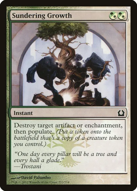 Sundering Growth, Magic card RTR 223 — Return to Ravnica set