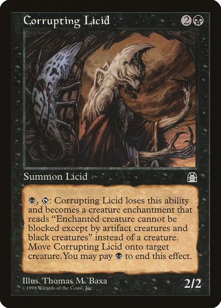 Corrupting Licid, Magic card STH 54 — Stronghold set