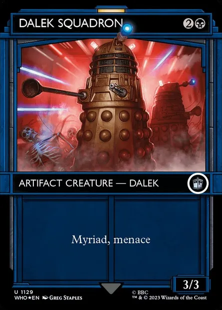 Dalek Squadron, Magic card WHO 1129 — Doctor Who set