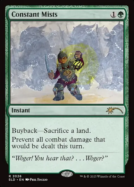Brumes persistantes, carte Magic SLD 2026 — extension Secret Lair Drop