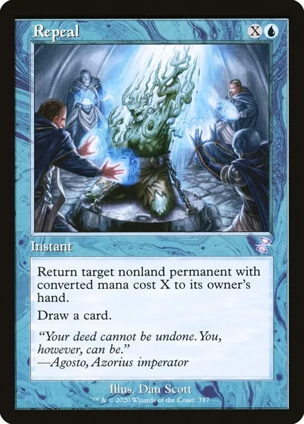 Repeal, Magic card TSR 317 — Time Spiral Remastered set