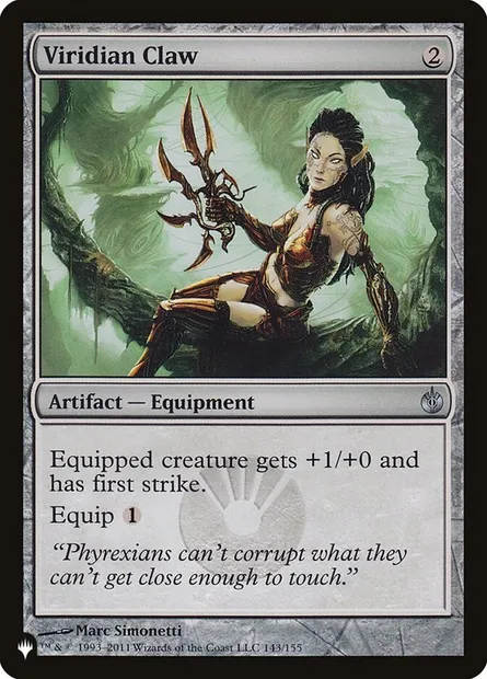 Griffe viridiane, carte Magic PLST MBS-143 — extension The List