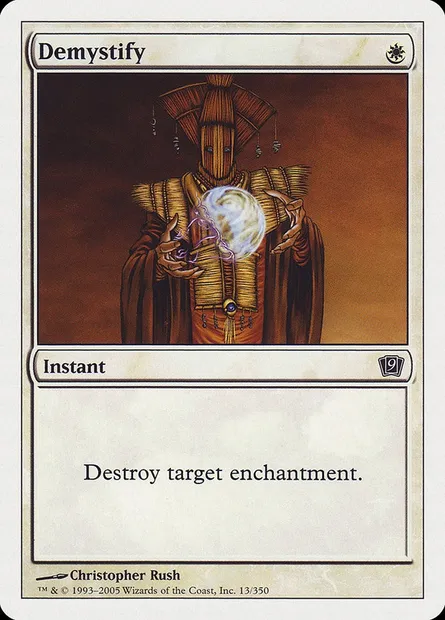 Demystify, Magic card 9ED 13 — Ninth Edition set