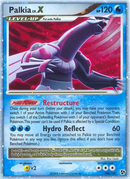 Palkia, Pokémon card GE 106 — Great Encounters set