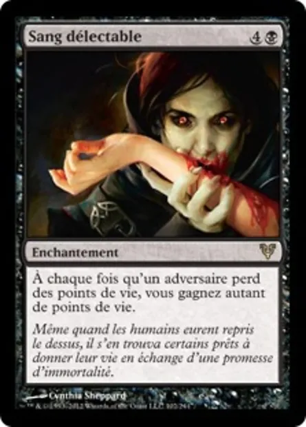 Sang délectable, carte Magic AVR 102 — extension Avacyn ressuscitée