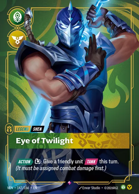 Eye of Twilight, carte Riftbound VEN 147 — extension Vendetta
