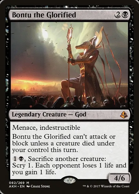 Bontu the Glorified, Magic card AKH 82 — Amonkhet set