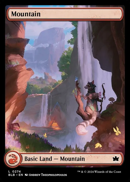 Montagne, carte Magic BLB 274 — extension Bloomburrow