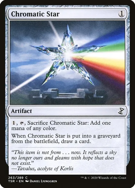 Chromatic Star, Magic card TSR 263 — Time Spiral Remastered set