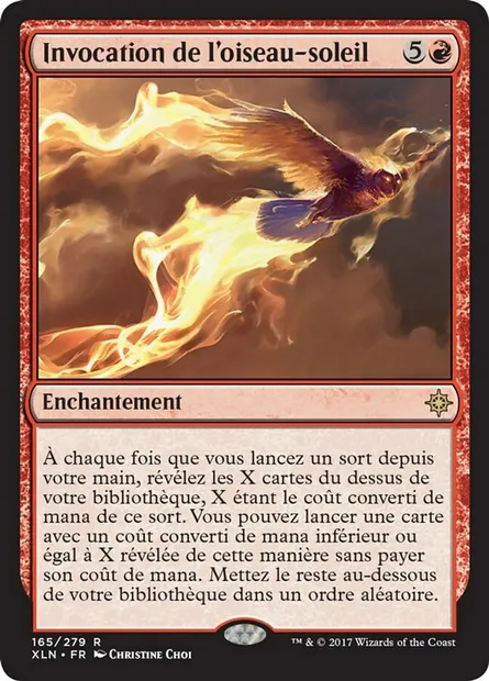 Invocation de l'oiseau-soleil, carte Magic XLN 165 — extension Ixalan