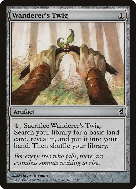 Wanderer's Twig, Magic card LRW 265 — Lorwyn set