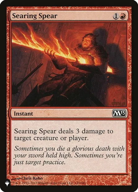 Lance calcinante, carte Magic PLST M13-147 — extension The List