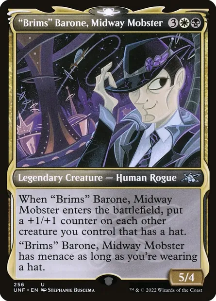 "Brims" Barone, Midway Mobster, Magic card UNF 256 — Unfinity set