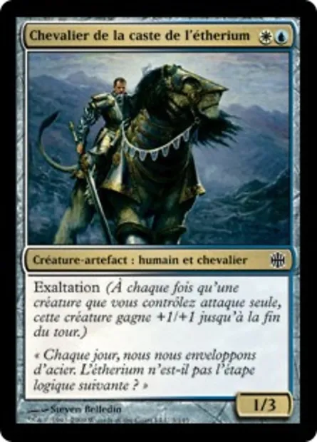 Chevalier de la caste de l'étherium, carte Magic ARB 3 — extension La Renaissance d'Alara