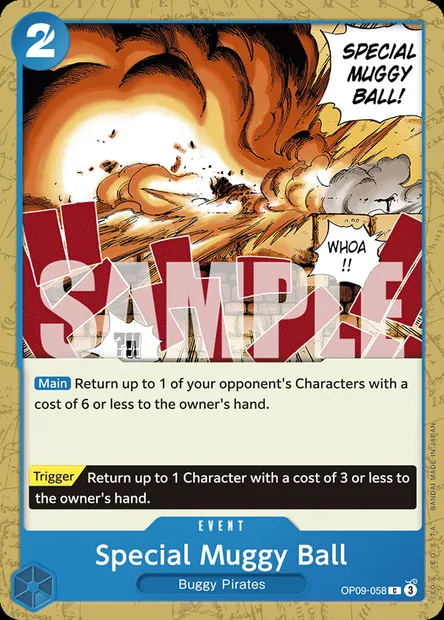 Special Muggy Ball, One Piece card OP09-058 — EMPERORS IN THE NEW WORLD set