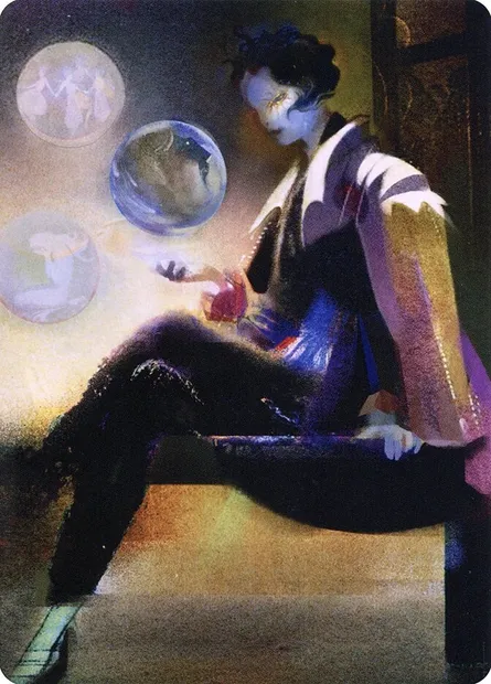 Obscura Interceptor // Obscura Interceptor, carte Magic ASNC 74 — extension New Capenna Art Series