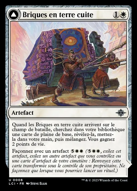 Briques en terre cuite // Four à cosmium, carte Magic LCI 6 — extension The Lost Caverns of Ixalan