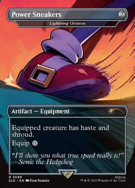 Lightning Greaves, Magic card SLD 2099 — Secret Lair Drop set